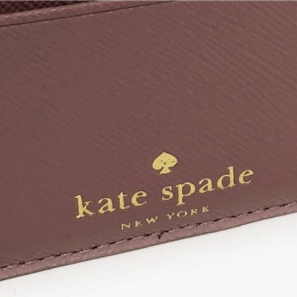 Kate Spade Greta Court Saffiano slim card holder. - Picture 5 of 7